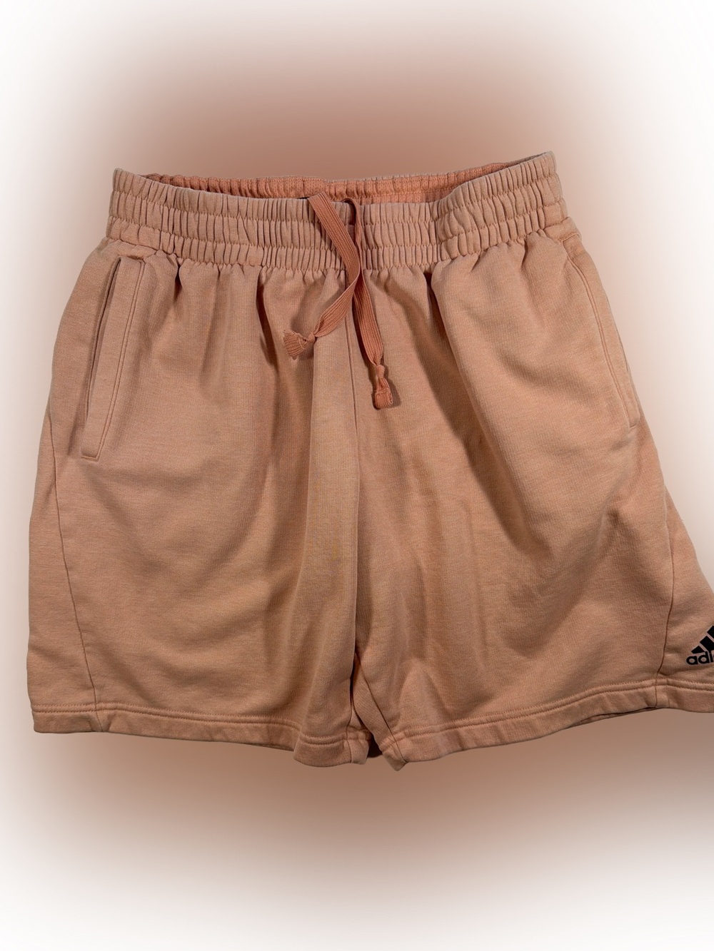 adidas Men's Athletic Drawstring Shorts — Light Brown